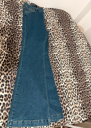 Lacivert Kadın Kot Pantolon - Görsel 4