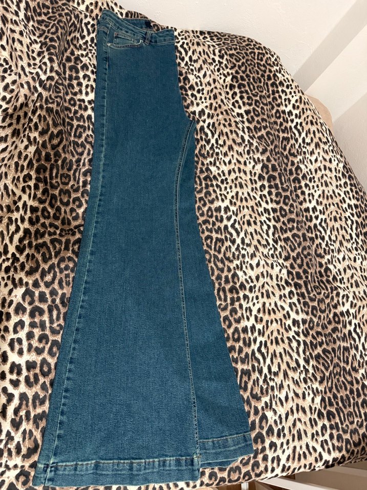 Lacivert Kadın Kot Pantolon - Görsel 4