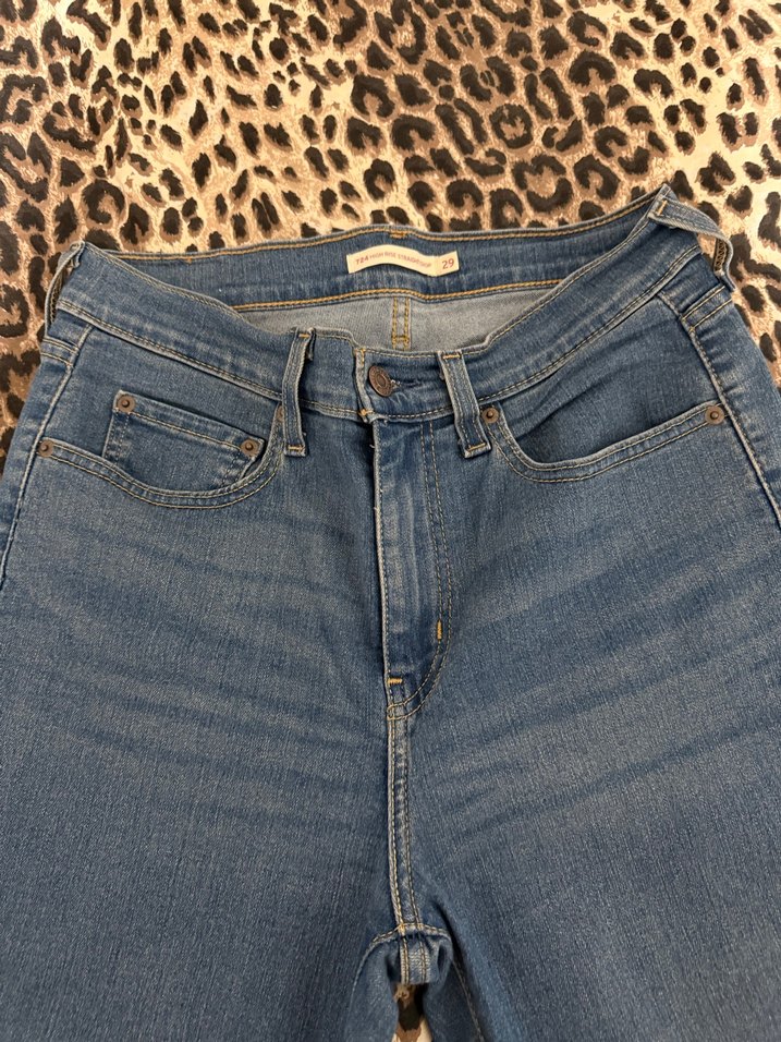 Mavi Midi Kadın Denim Jean Levis - Görsel 2