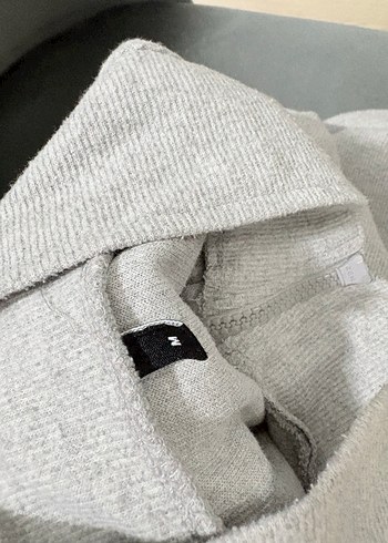 Gri Yarım Fermuarlı Kadın Sweatshirt - Görsel 3