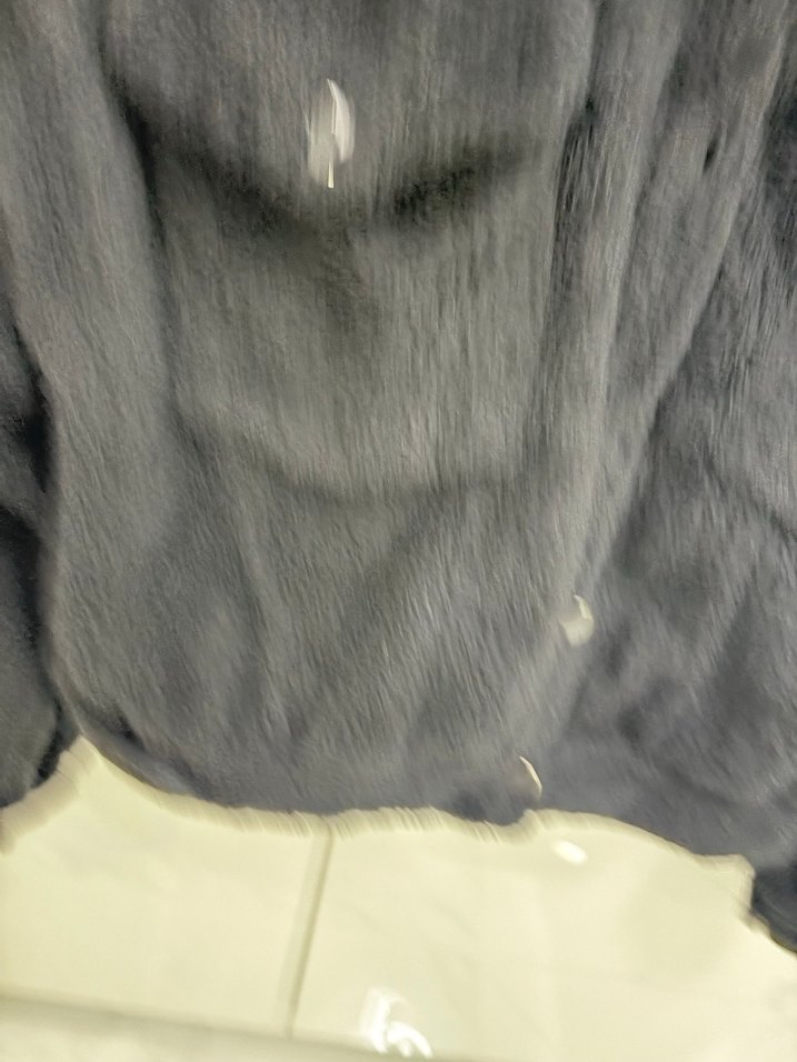 Siyah Peluş Kadın Ceket - Görsel 2