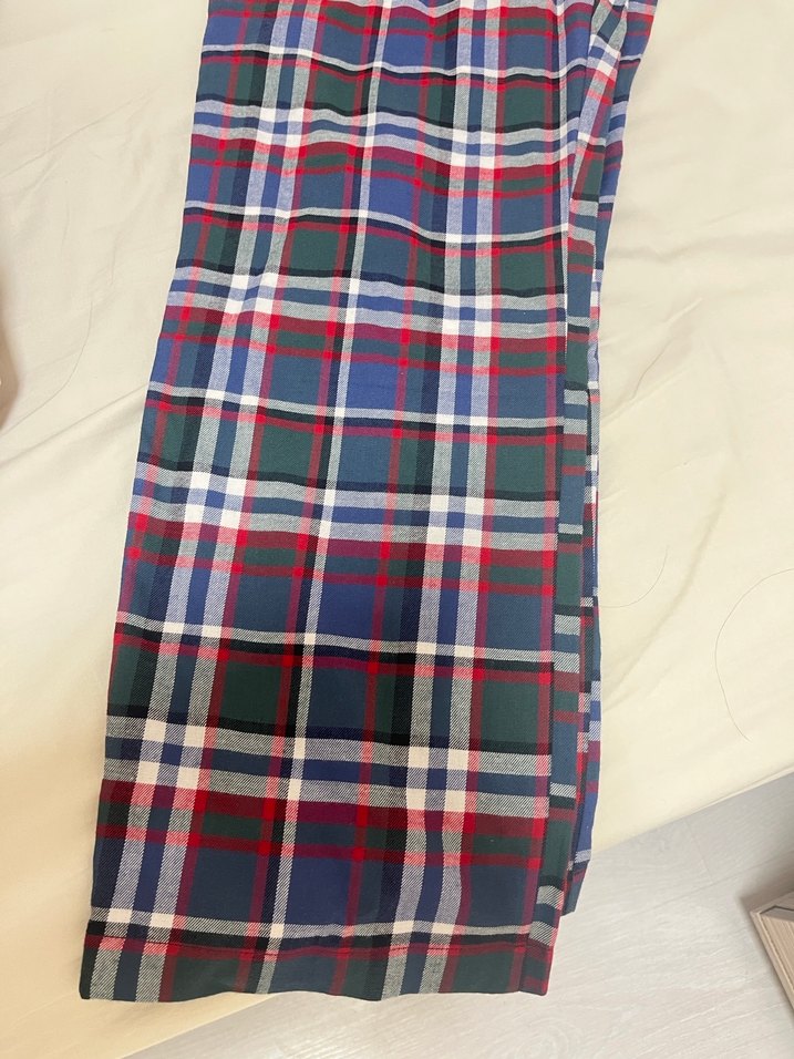 Kadın Çok Renkli Pilili Midi Kumaş Pantolon - Görsel 2