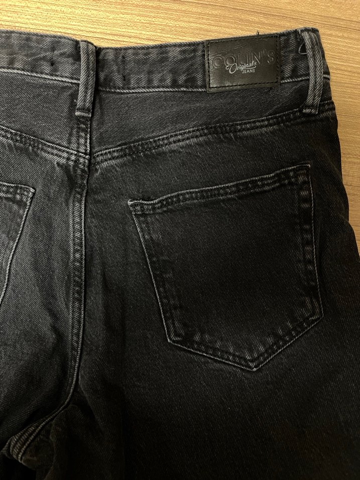 COLIN'S Gri Düğmeli Kadın Denim Pantolon - Görsel 2