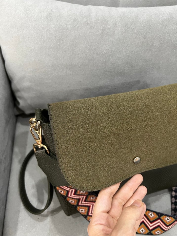 Haki Kadın Çapraz Çanta/ Omuz Çantası - Görsel 5