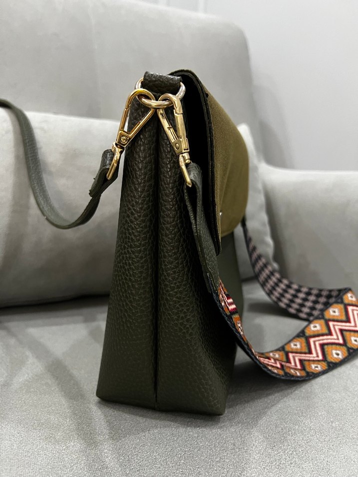 Haki Kadın Çapraz Çanta/ Omuz Çantası - Görsel 3