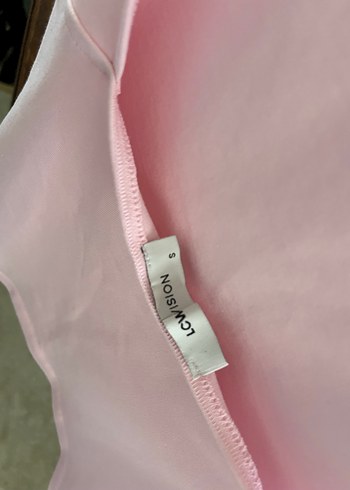 Pembe V Yaka Kolsuz Hamile Üstü - Görsel 4