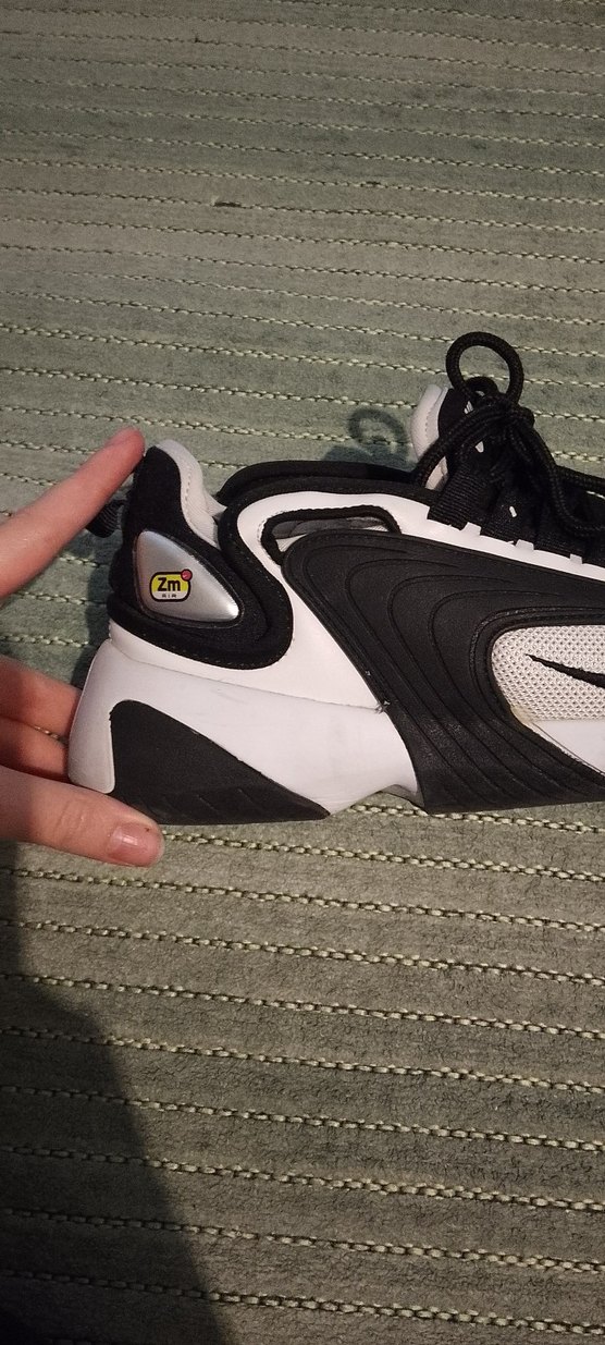 Beyaz Siyah Şişme Platform Spor Ayakkabı - Görsel 3