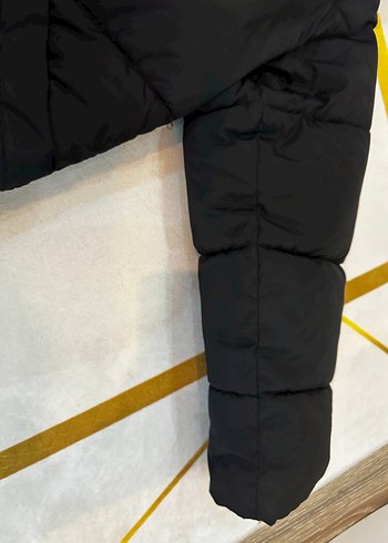 Kadın siyah oversize şişme mont - Görsel 3