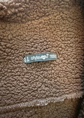 Kahverengi Kürklü Deri Kadın Ceket - Görsel 6