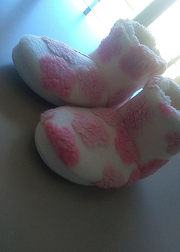 Çiçek Desenli Ponduflu Terlik - Görsel 7