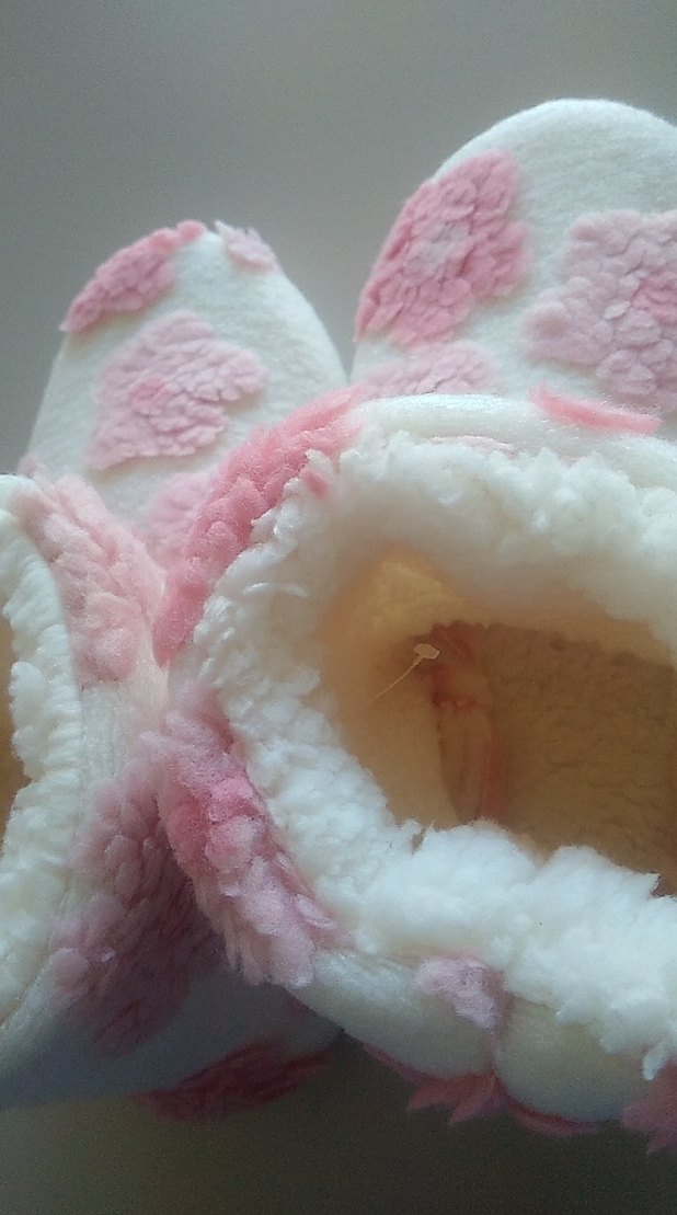 Çiçek Desenli Ponduflu Terlik - Görsel 4