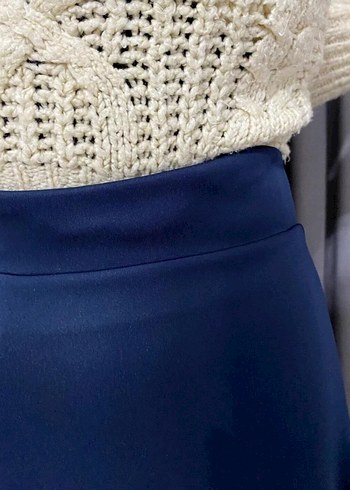 Drapeli Kahverengi Uzun Kadın Etek - Görsel 13