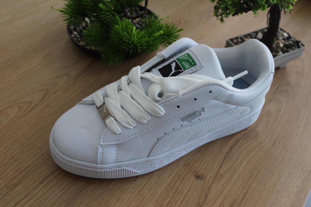 Beyaz Kadın Spor Ayakkabı Stiletto Topuklu - Görsel 2