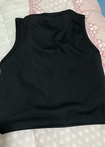 adidas Siyah Spor Crop Top - Görsel 2