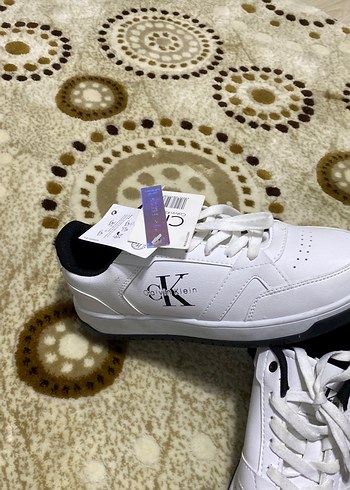 Beyaz erkek Spor Ayakkabı Kalın Tabanlı - Görsel 5