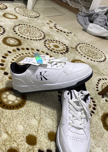 Beyaz erkek Spor Ayakkabı Kalın Tabanlı - Görsel 4