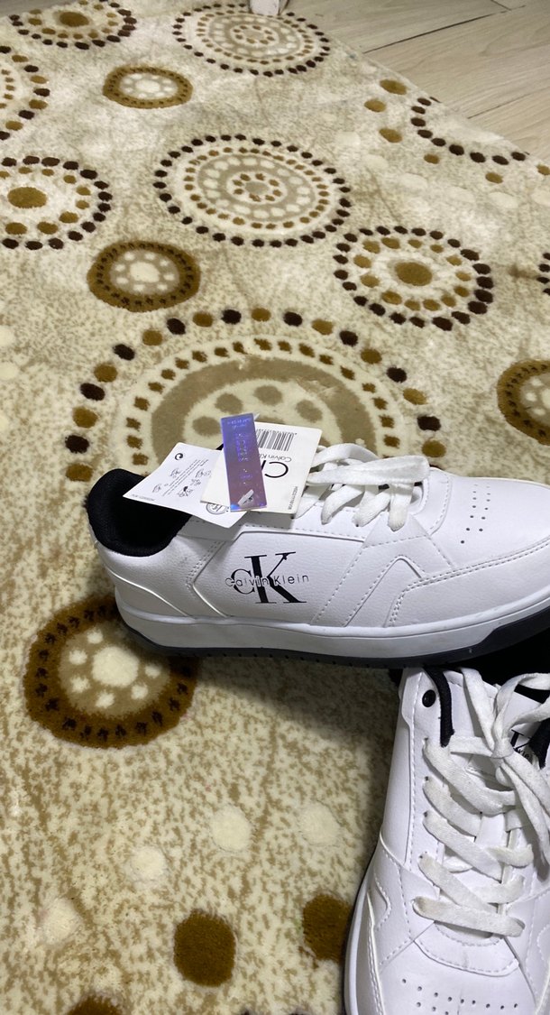 Beyaz erkek Spor Ayakkabı Kalın Tabanlı - Görsel 5