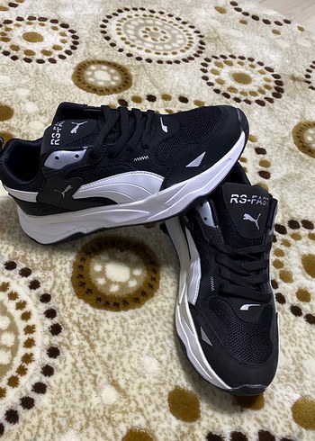 Siyah Leopar Desenli Bağcıklı erkek Spor Ayakkabı - Görsel 3