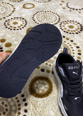 Siyah Leopar Desenli Bağcıklı erkek Spor Ayakkabı - Görsel 4