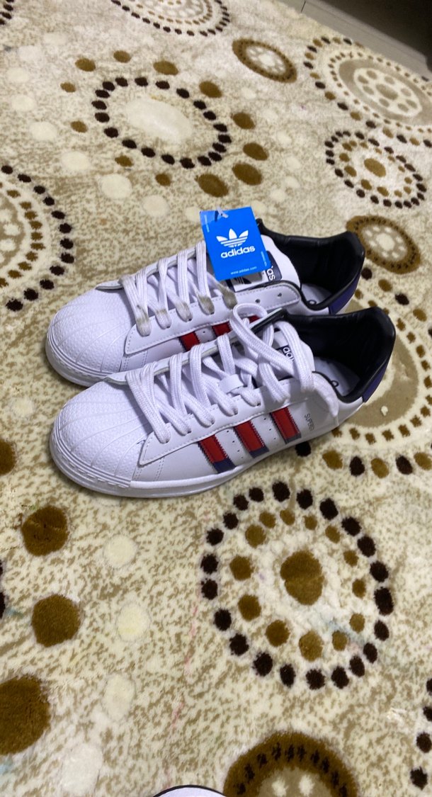 Beyaz Adidas erkek Spor Ayakkabısı - Görsel 4