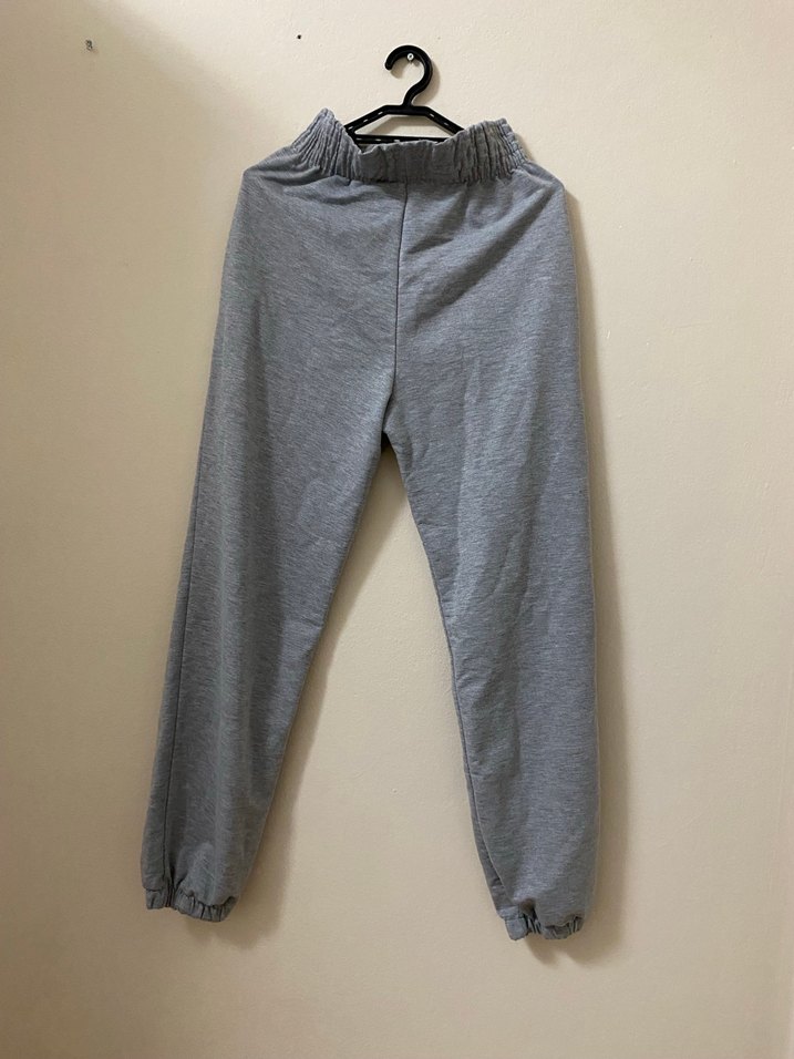 Gri Kadın Spor Eşofman Altı - Görsel 2