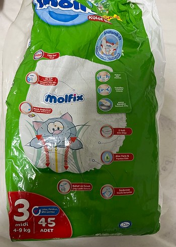 Molfix 3 Beden: 4-9 kg