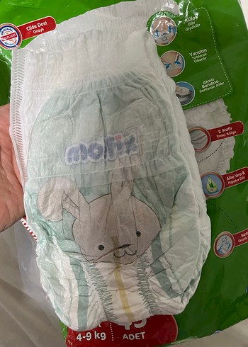 Molfix Midi Bebek Bezi 3 Numara 17 Adet 4-9 kg - Görsel 3