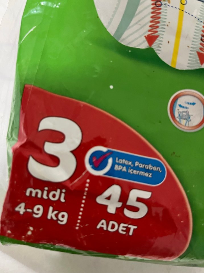 Molfix Midi Bebek Bezi 3 Numara 17 Adet 4-9 kg - Görsel 2