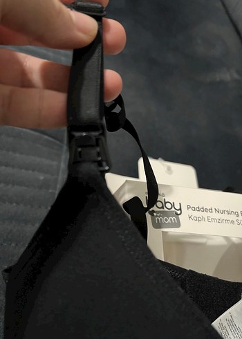 Baby Mom Kaplı Emzirme Sütyeni 85B Siyah - Görsel 3