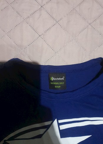 Parlak Mavi Baskılı krop - Görsel 4