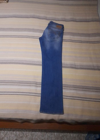 Kadın Mavi Denim Kot Pantolon - Görsel 3