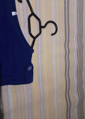 Koyu Mavi mini elbise - Görsel 2