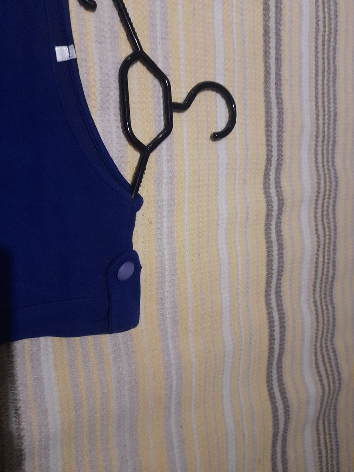 Koyu Mavi mini elbise - Görsel 2