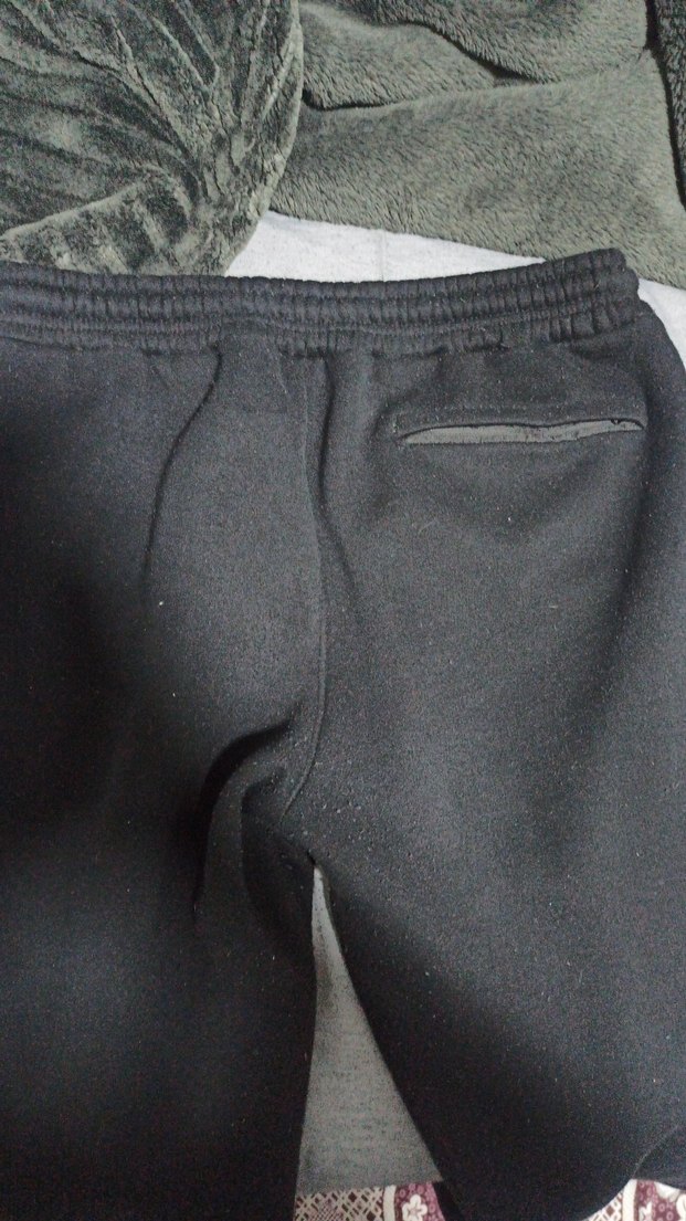 Fermuarlı Siyah Erkek Eşofman Altı - Görsel 2