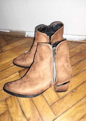 Kahverengi Süet  Kadın Bot - Görsel 3