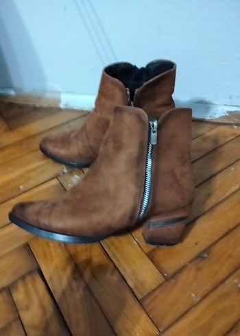Kahverengi Süet  Kadın Bot - Görsel 5