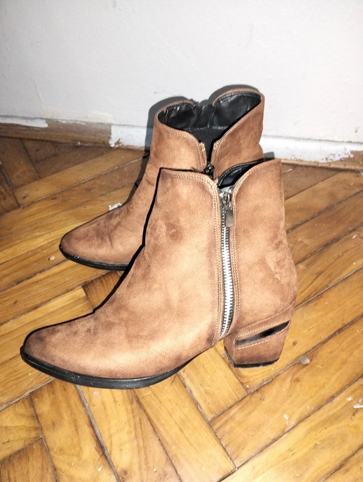 Kahverengi Süet  Kadın Bot - Görsel 3