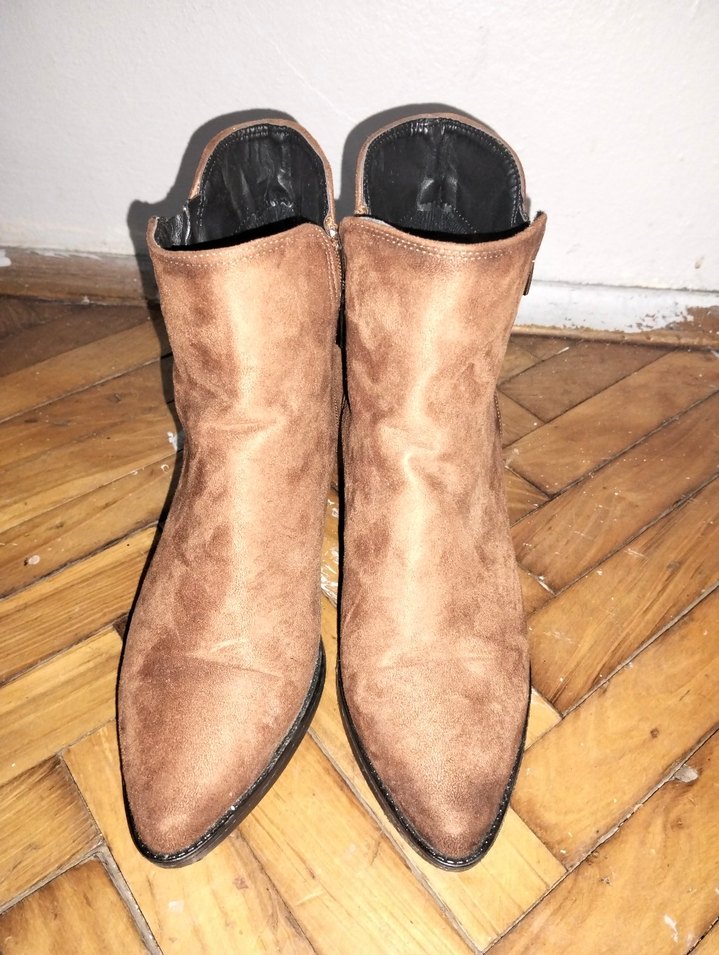 Kahverengi Süet  Kadın Bot - Görsel 2