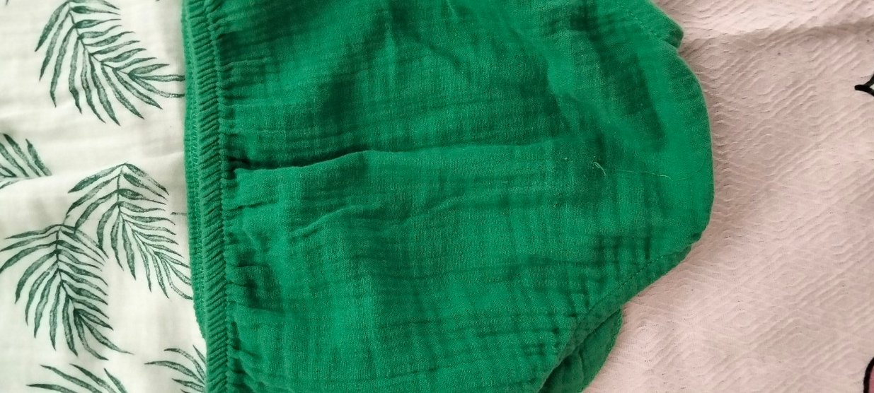 Yeşil Fırfırlı Bebek Kız Takımı - Görsel 3