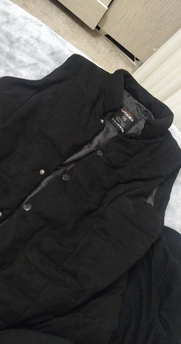 Siyah Süet Erkek Düğmeli Ceket - Görsel 2