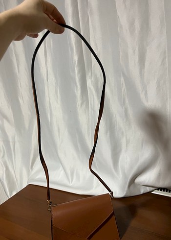 Kahverengi Deri Kadın Çanta - Görsel 3