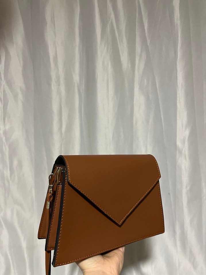Kahverengi Deri Kadın Çanta - Görsel 2