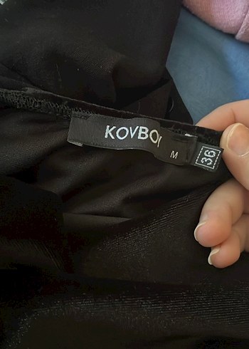 Diğer Kovboy Siyah Saten Elbise