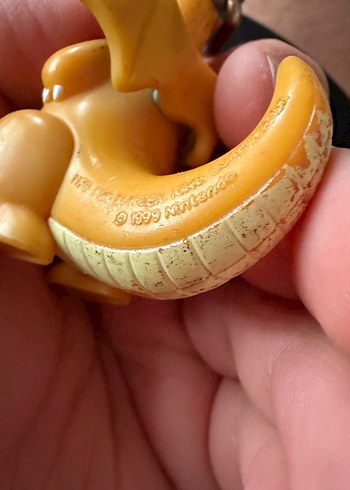 Sarı Ejderha Figür Aksiyon Oyuncak 1999 burger king koleksiyon - Görsel 3