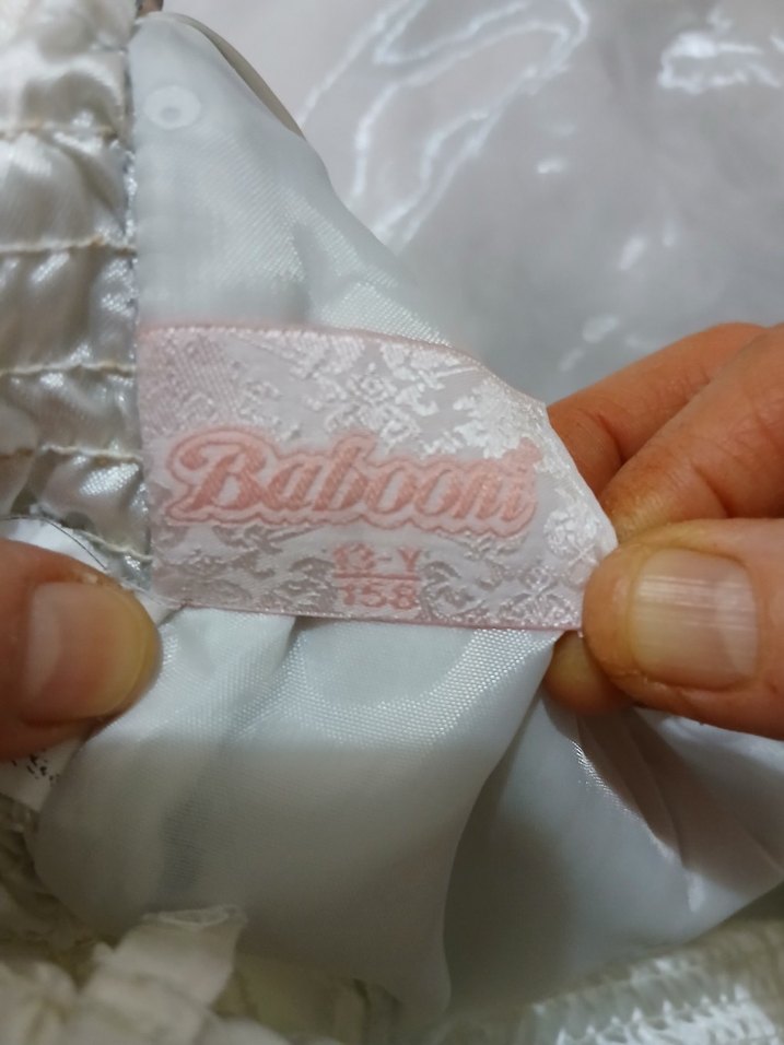 Uzun Beyaz Straplez Goth Abiye Elbise - Görsel 4