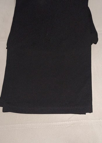 Kadın Siyah Midi Kumaş Pantolon - Görsel 2