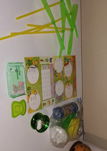 yeşil oyuncak Malzemeleri Seti - Görsel 3