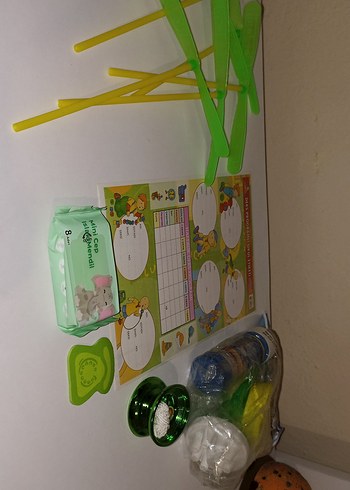 yeşil oyuncak Malzemeleri Seti - Görsel 2