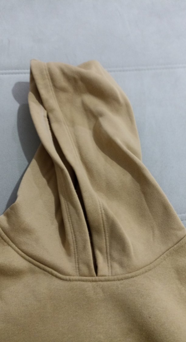 Bej Kapüşonlu Kadın Sweatshirt - Görsel 5