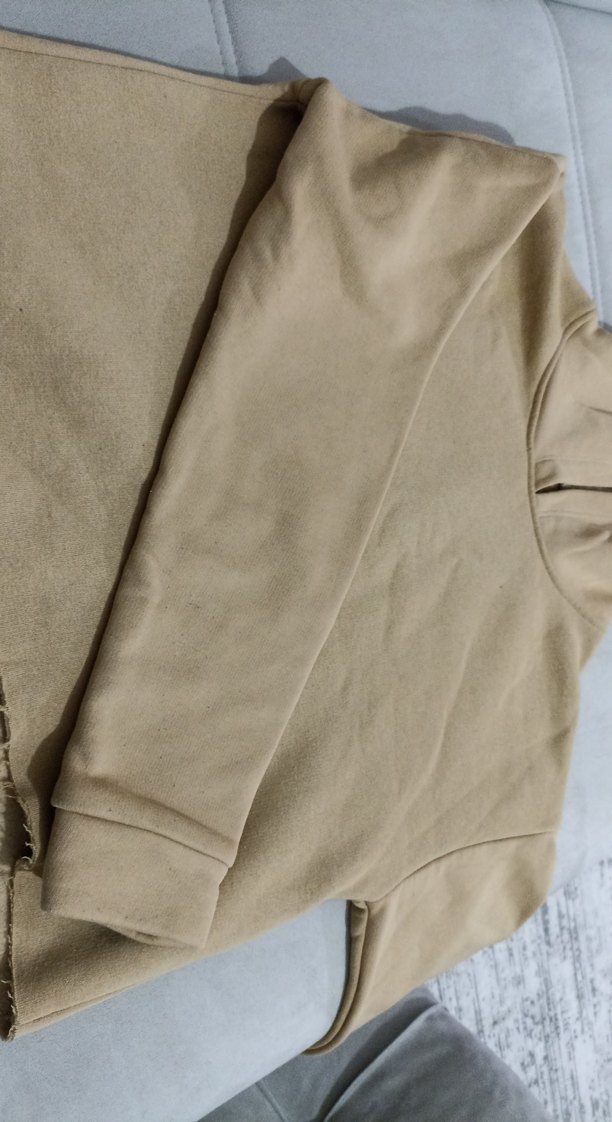 Bej Kapüşonlu Kadın Sweatshirt - Görsel 2